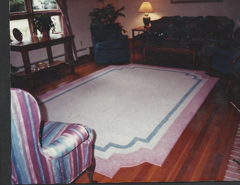 R019 Borders Rug 36 x 48 13g RUG Trubey Designs - The NeedleArt Closet