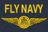Fly Navy Logo Rug