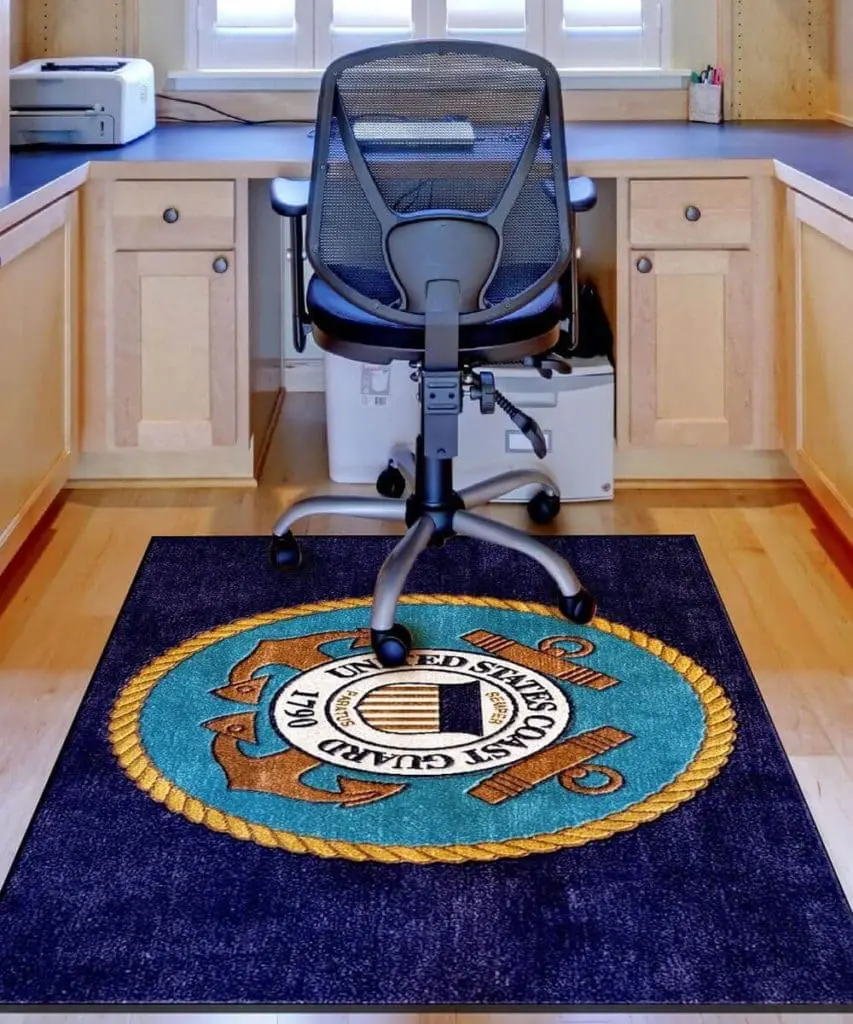 U.S. Coast Guard Logo Rug