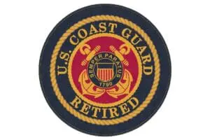 U.S. Coast Guard Retired Logo Rug