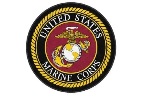 U.S. Marines Corps Round Logo Rug