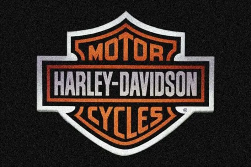 Harley Davidson Logo Rug