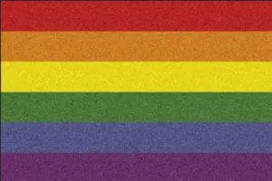Rainbow Flag Area Rug