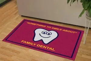 Family Dental Logo Rug