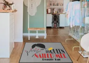 Beauty Bar Logo Rug
