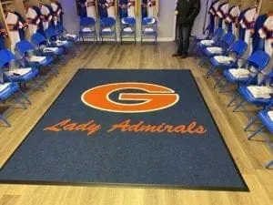 Lady Admirals Softball Locker Room Rug 
