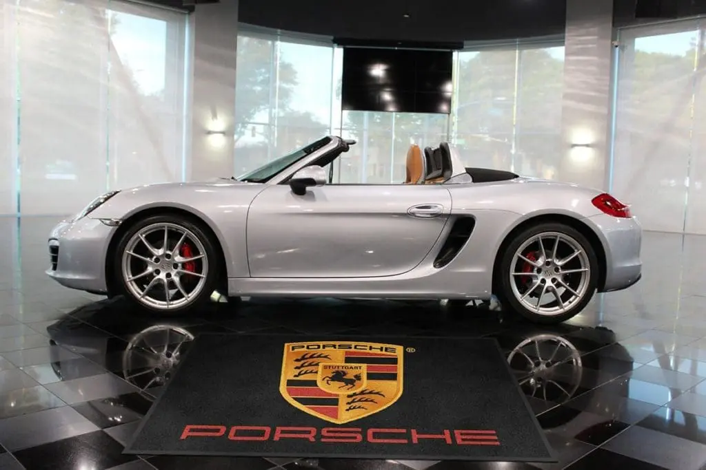 Custom Porsche Logo Rug 