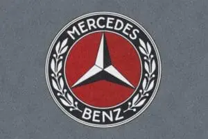 Mercedes Benz Logo Rug