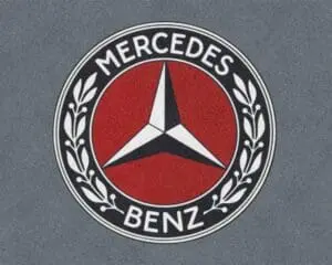 Mercedes Benz Logo Rug