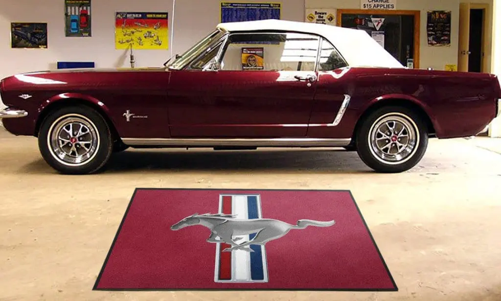 Ford Mustang Logo Rug