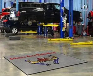 Autp Machine Shop Logo Rug