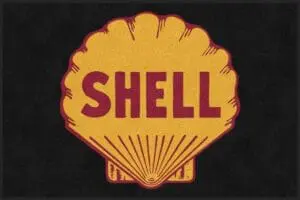 Custom Shell Oil Logo Rug