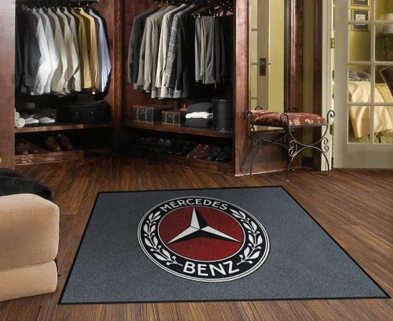 Mercedes Logo Rug