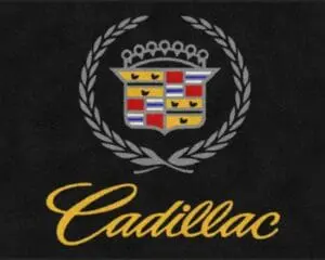 Custom Cadillac Logo Rug 2 min