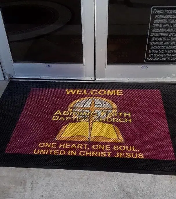 Custom Church Logo Rugs and Mats