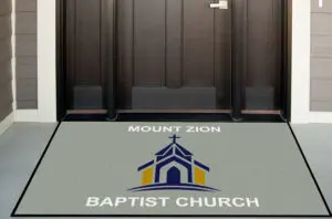 Baptist Church Personalized Welcome Mat