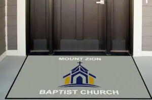 Baptist Church Personalized Welcome Mat