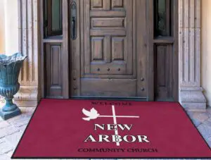 Church ersonalized Welcome Mats