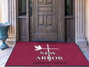 Church ersonalized Welcome Mats