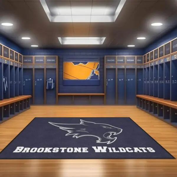 Brookstone Locker Room Logo Rug