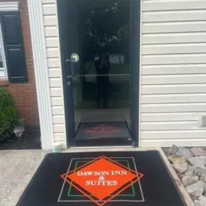 Dawson Inn and Suites OPUtdoor Logo Rug