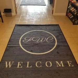 Freedom Word Church Logo Rug