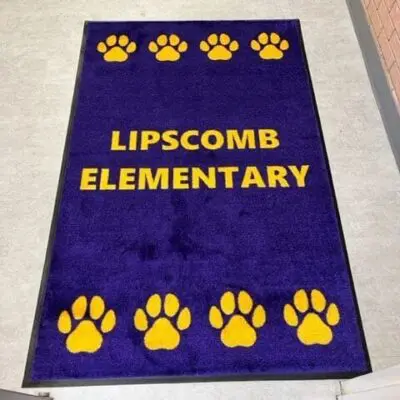 Lipscomb Elementary Logo Rug