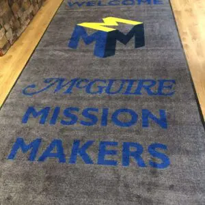 MCGuire Mission Makers Logo Rug