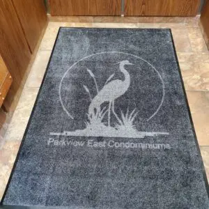 Parkview Elevator Logo Rug