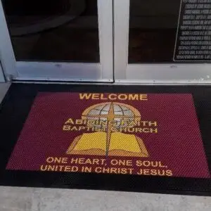 Abiding Faith Baptist Church Logo Rug