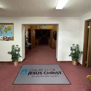 Latter Day Saints Logo Rug