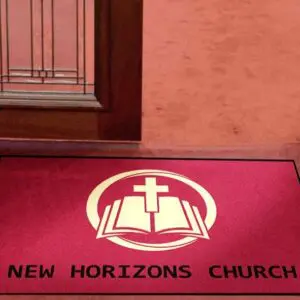 New Horizons Church Logo Rug