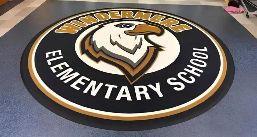 Commercial custom door mats protecting floors and improving entrance safety