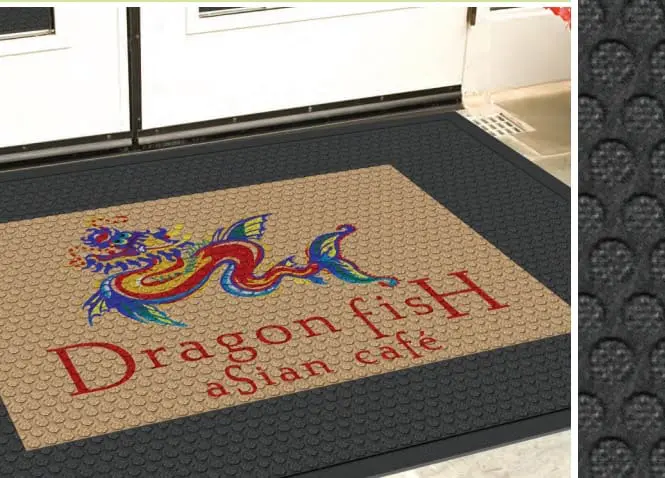 Custom door mat manufacturing process and quality craftsmanship at Rug Rats