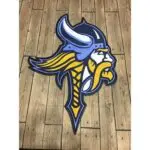 Custom shaped logo rug for business branding with high definition printing