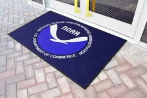 noaa federal facility custom entrance logo mat