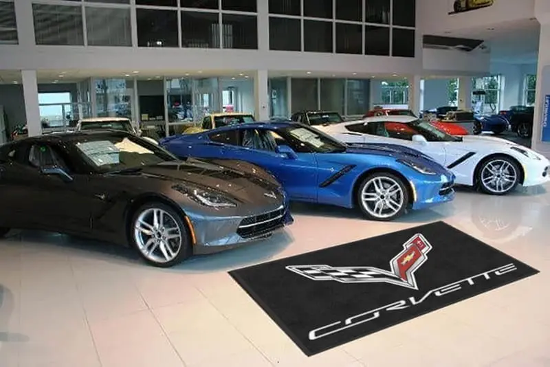 Prestige indoor custom logo mat by Rug Rats — budget-friendly welcome mat starting at $65 for 2x3 ft
