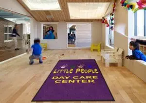 Day Care Custom Logo Rug