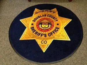 Douglas County Sheriff Logo Rug