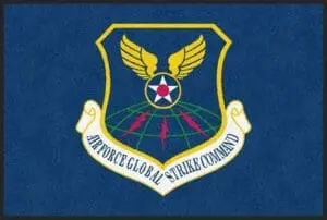 Minot Air Force Base Logo Rug