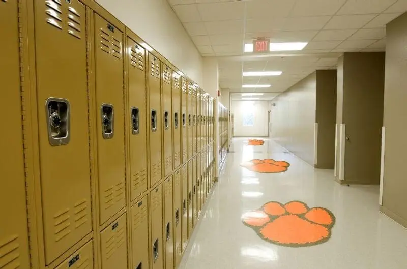 School Paw Prints Logo Rugs