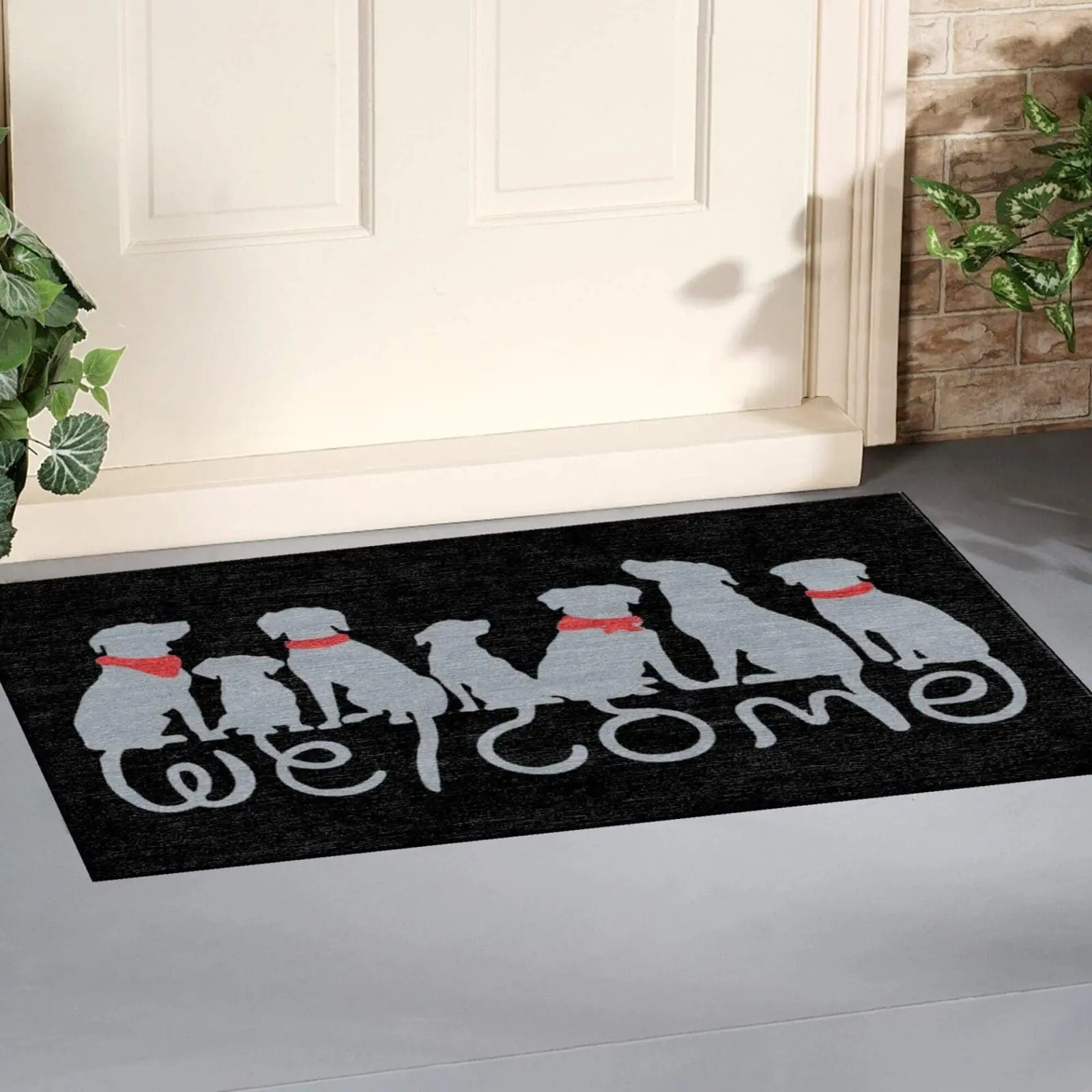 Welcome Dog Floor Mat scaled