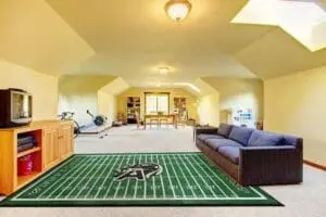 WestPoint Football Field Logo Rug