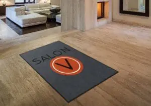 salon V Custom Logo Rug