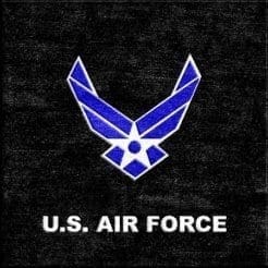 U.S. Air Force Retired Logo Rug | Rug Rats