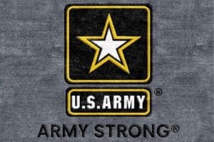Army Strong Logo Rug