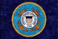 U.S. Coast Guard Logo Rug
