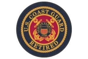 U.S. Coast Guard Retired Logo Rug