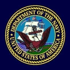 US Navy Logo Mat