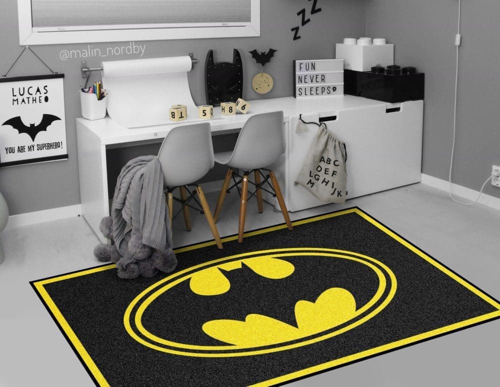 batman living room rug